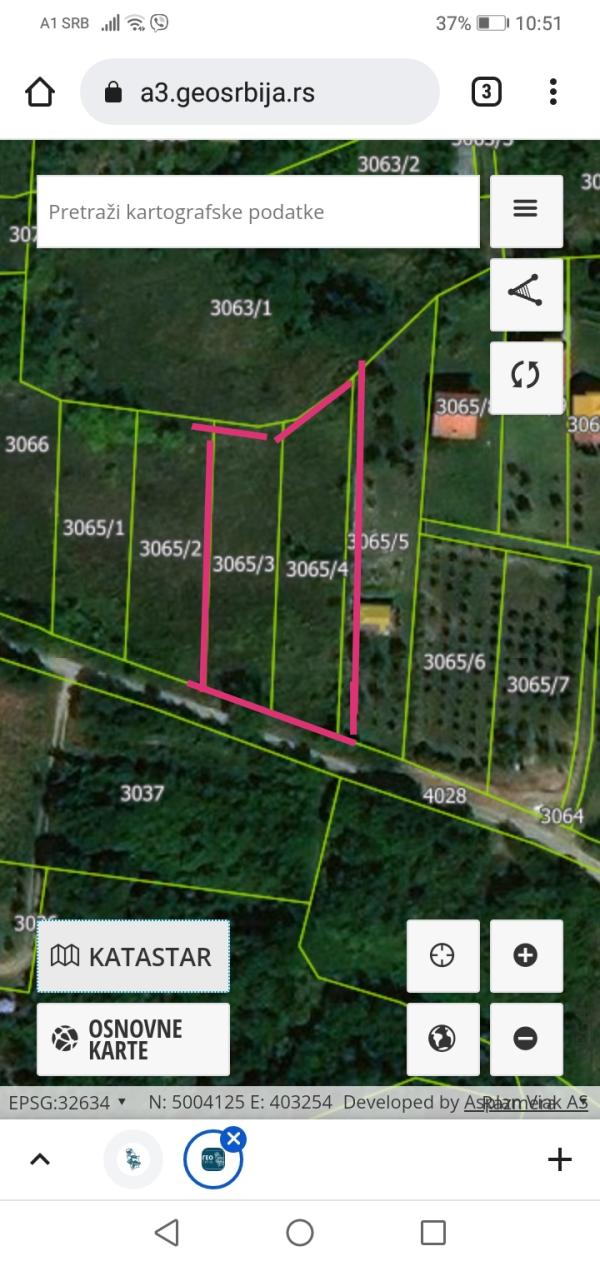 Slika 4 - Cvetna bb Plac na prodaju, Rakovac -Beočin, 160.000€