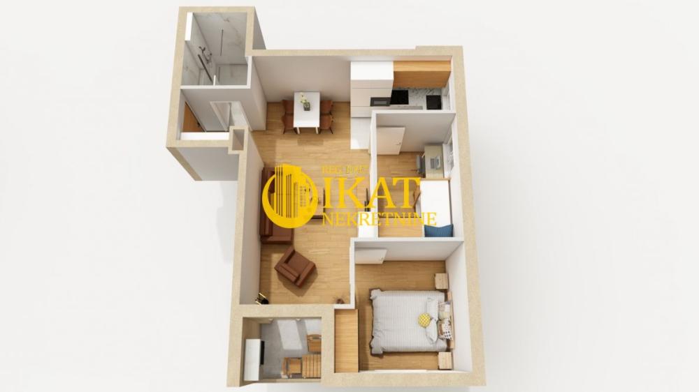 Slika 1 - Dvoiposoban stan na prodaju, 50m2, 114.471€