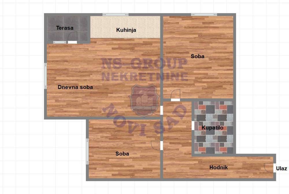 Glavna slika -Trosoban stan na prodaju, 68m2, 140.720€