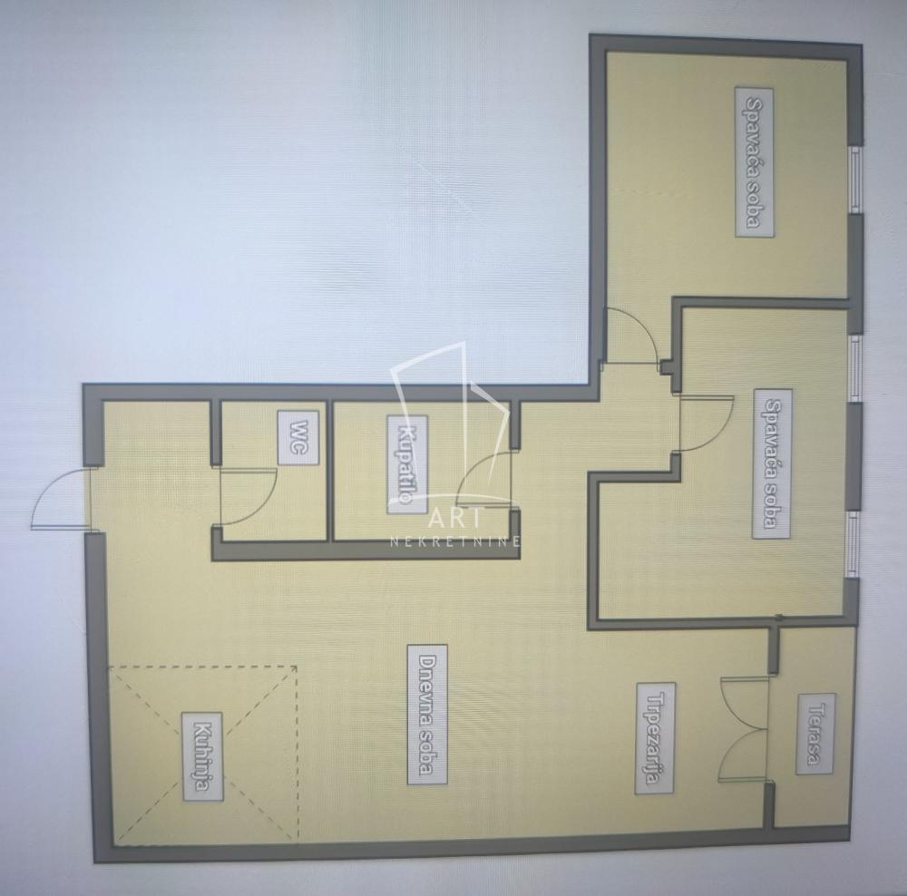 Slika 1 - Ševina, Trosoban stan na prodaju, 67m2, 217.750€