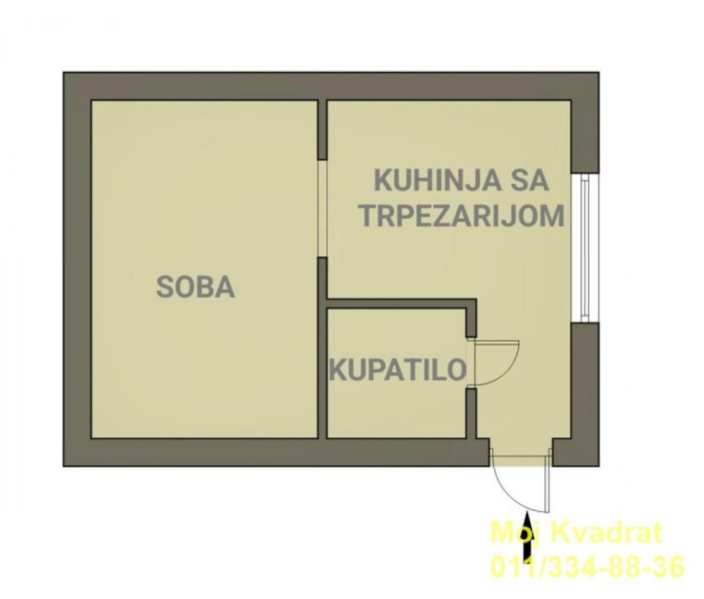 Slika 8 - Jednosoban stan na prodaju, 23m2, 103.000€