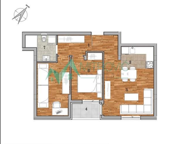 Glavna slika -Trosoban stan na prodaju, 60m2, 168.890€