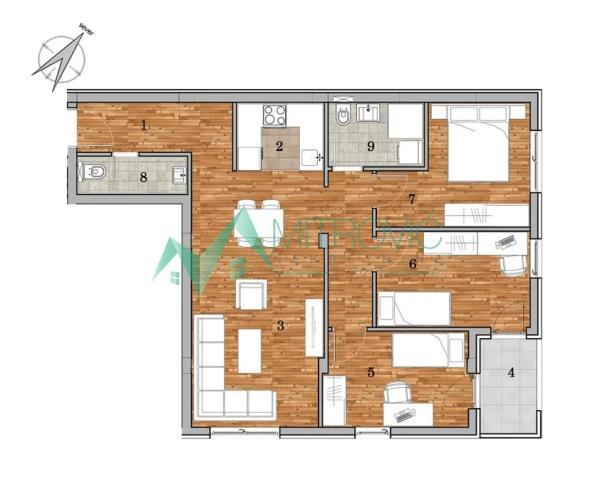 Glavna slika -Četvorosoban stan na prodaju, 77m2, 212.437€