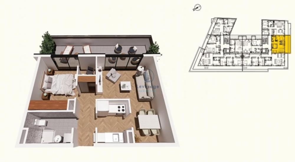 Slika 7 - Dvosoban stan na prodaju, 64m2, 193.500€
