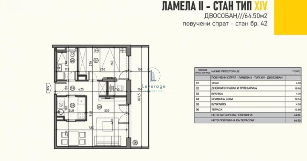 Slika 6 - Dvosoban stan na prodaju, 64m2, 193.500€