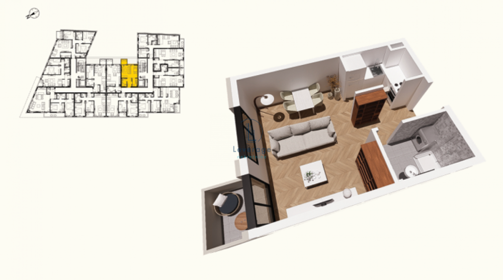 Slika 7 - Jednosoban stan na prodaju, 30m2, 91.740€