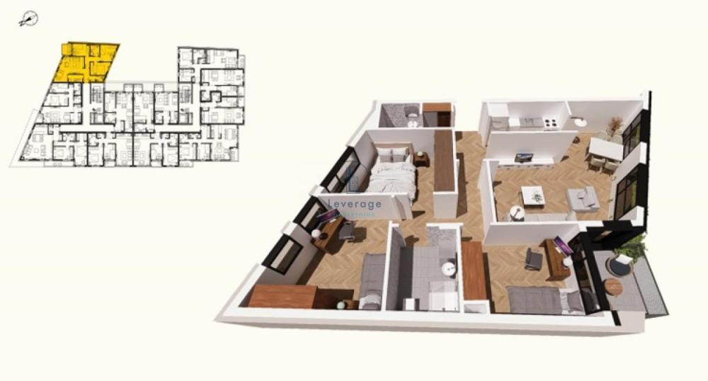 Slika 7 - Troiposoban stan na prodaju, 73m2, 221.250€