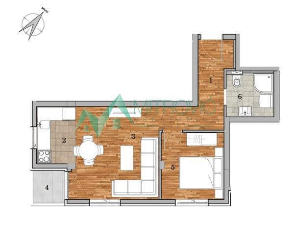 Glavna slika -Dvosoban stan na prodaju, 44m2, 129.463€