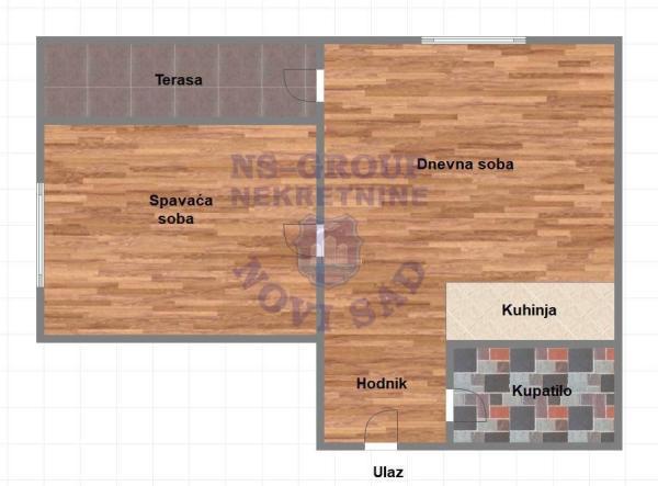 Glavna slika -Jednoiposoban stan na prodaju, 37m2, 108.150€