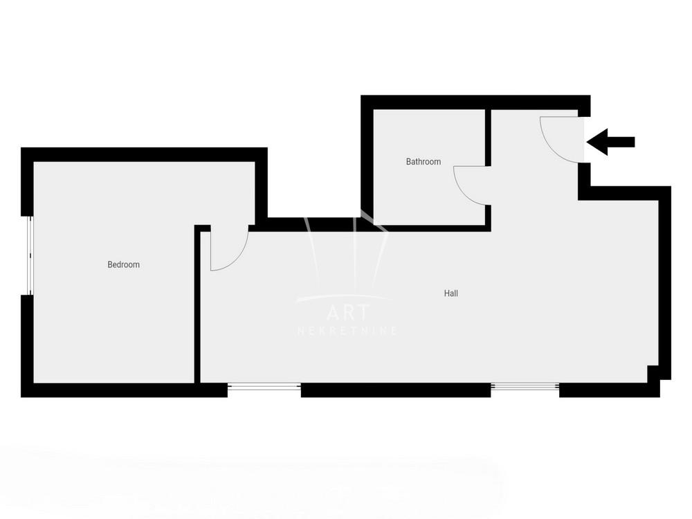 Slika 1 - Vladimira Pogačića, Dvosoban stan na prodaju, 47m2, 125.000€