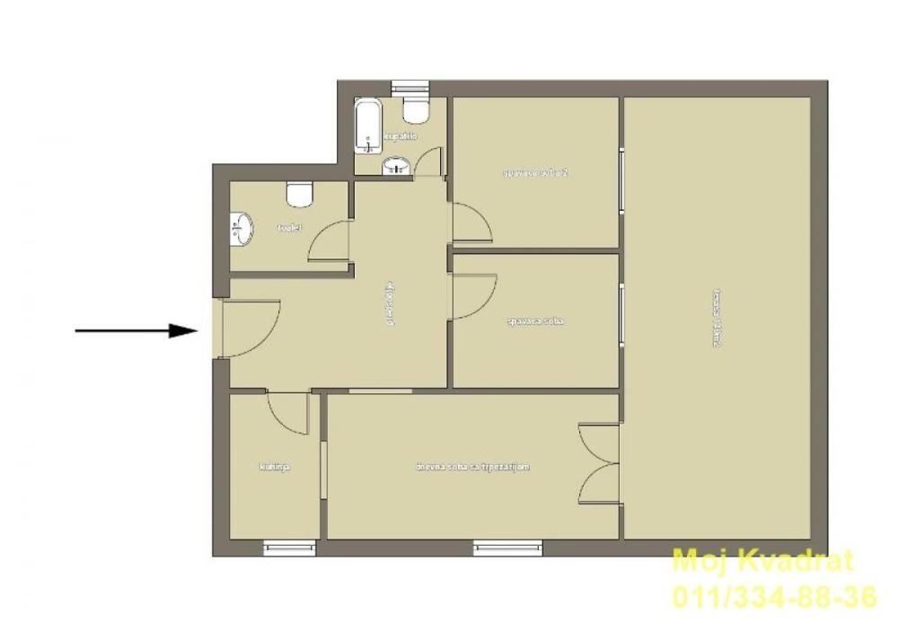 Slika 9 - Trosoban stan na prodaju, 70m2, 250.000€