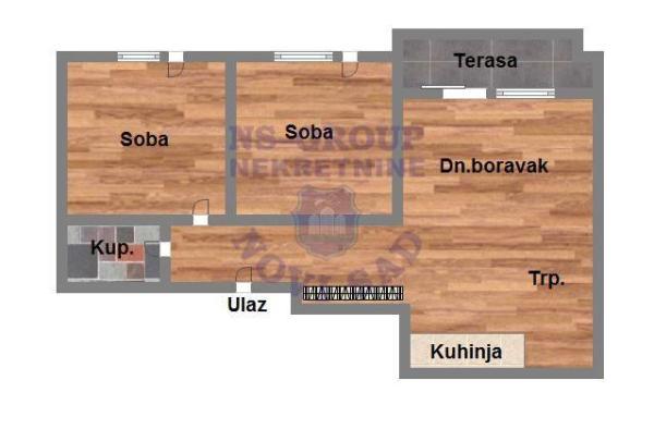Glavna slika -Trosoban stan na prodaju, 58m2, 198.300€