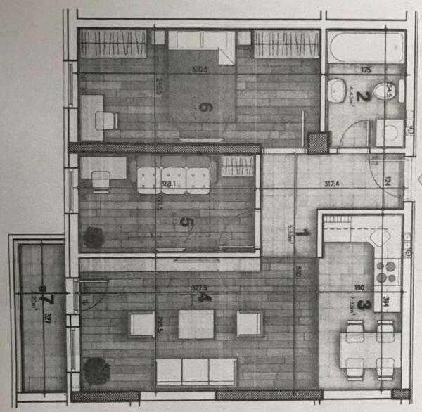 Slika 11 - Dvoiposoban stan za izdavanje, 56m2, 500€