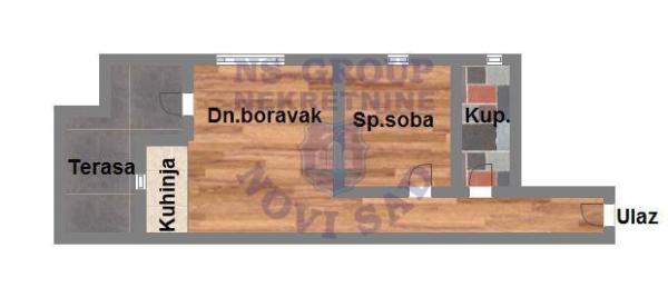 Glavna slika -Dvosoban stan na prodaju, 46m2, 92.700€