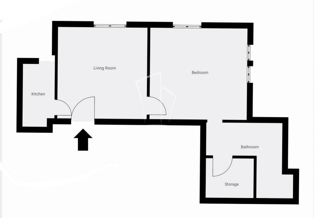 Slika 1 - Palmotićeva, Jednosoban stan na prodaju, 34m2, 120.000€