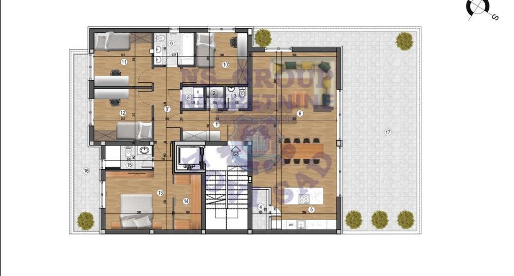 Slika 11 - Petosoban stan na prodaju, 140m2, 463.500€