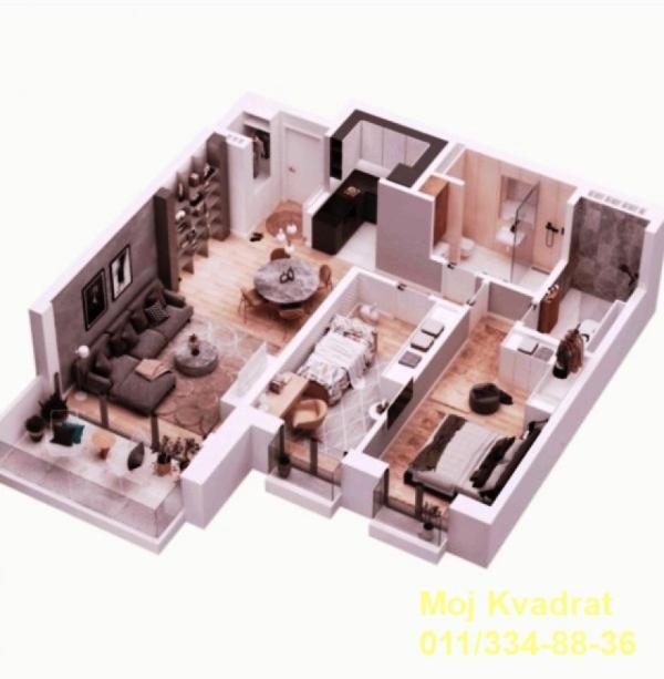 Slika 8 - Dvoiposoban stan za izdavanje, 74m2, 1.600€