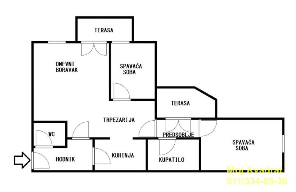 Slika 8 - Dvoiposoban stan na prodaju, 64m2, 230.000€
