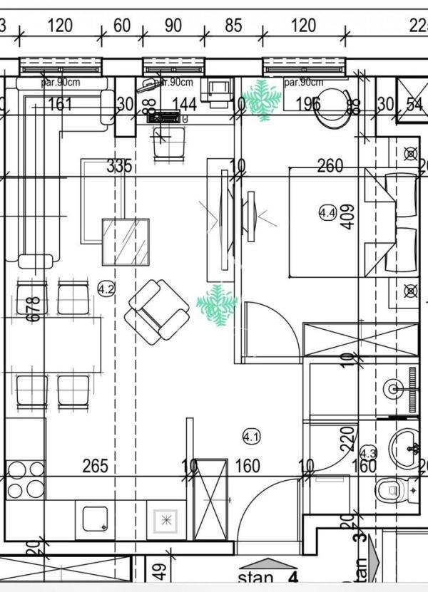 Glavna slika -Milorada Ruvidića, Dvosoban stan na prodaju, 38m2, 100.000€