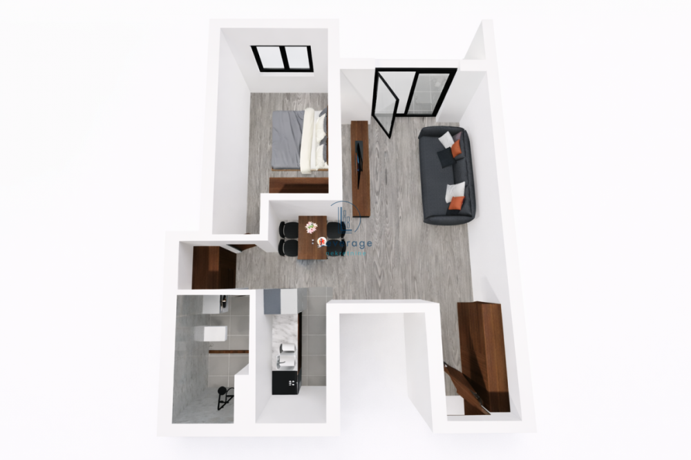 Slika 2 - Dvosoban stan na prodaju, 44m2, 141.820€