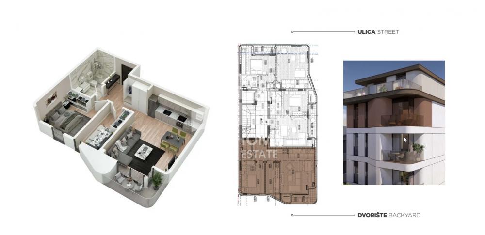 Glavna slika -Braće Kovač, Dvosoban stan na prodaju, 63m2, 244.101€