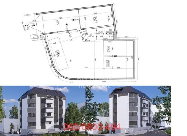 Slika 3 - Velizara Kosanovića, Troiposoban stan na prodaju, 91m2, 268.450€