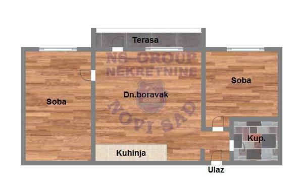 Slika 11 - Dvoiposoban stan na prodaju, 44m2, 134.950€