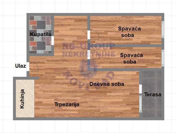 Glavna slika -Dvoiposoban stan na prodaju, 47m2, 101.600€