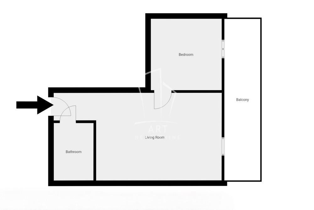 Slika 1 - Ljubljanska, Dvosoban stan na prodaju, 50m2, 190.000€