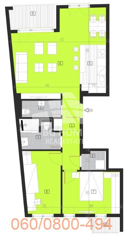 Slika 1 - Metohijska, Trosoban stan na prodaju, 77m2, 294.526€