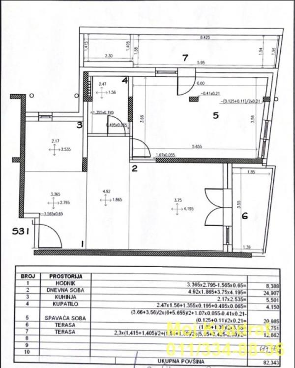 Slika 11 - Trosoban stan na prodaju, 82m2, 369.000€