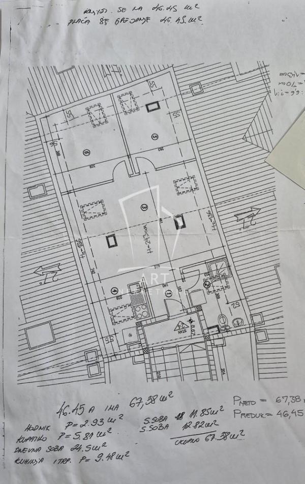 Slika 9 - Kopaonička, Trosoban stan na prodaju, 46m2, 198.000€