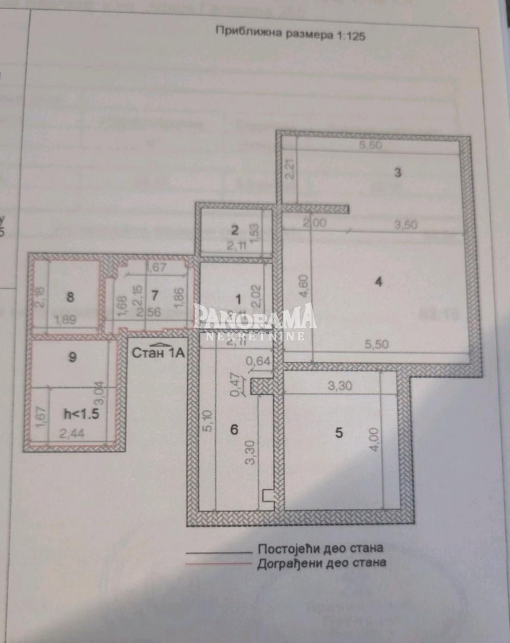 Slika 9 - Jurija Gagarina, Trosoban stan na prodaju, 70m2, 275.000€