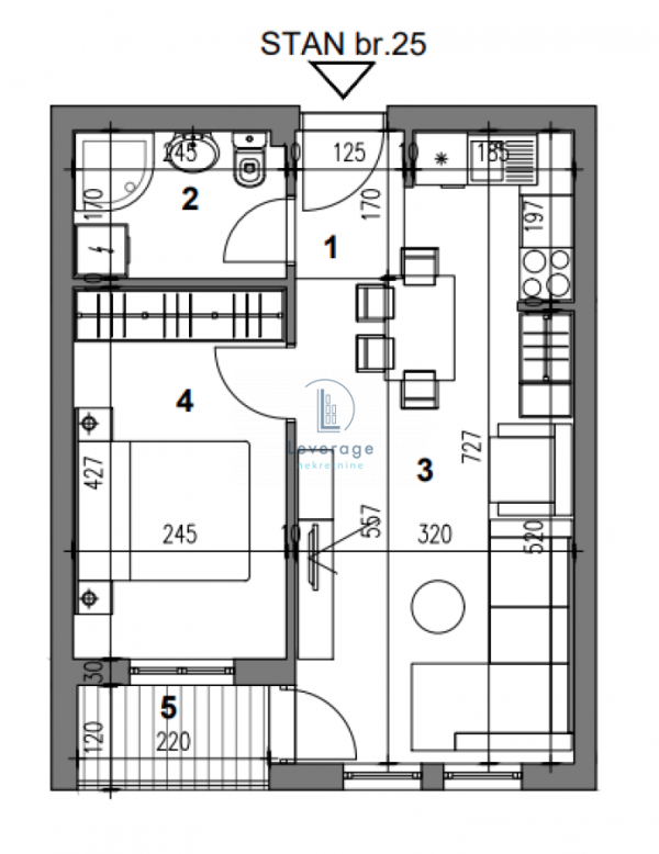 Slika 7 - Jednoiposoban stan na prodaju, 41m2, 110.000€