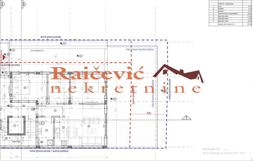 Glavna slika -Tikveska, Troiposoban stan na prodaju, 64m2, 325.000€