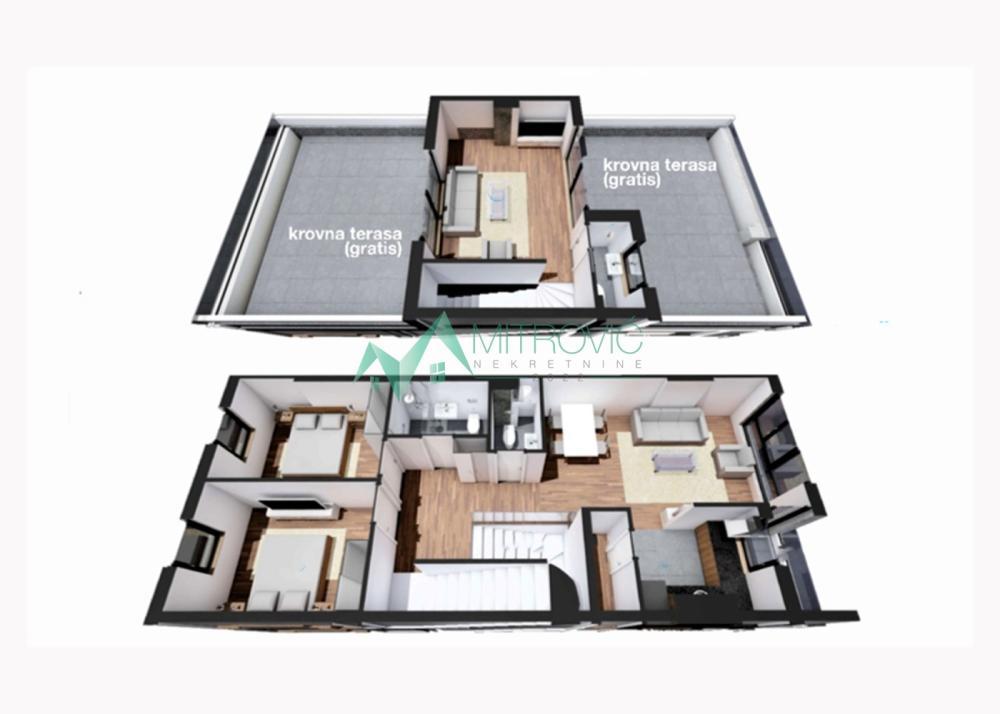Glavna slika -Četvorosoban stan na prodaju, 90m2, 257.706€