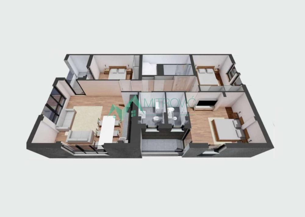 Glavna slika -Četvorosoban stan na prodaju, 83m2, 235.097€