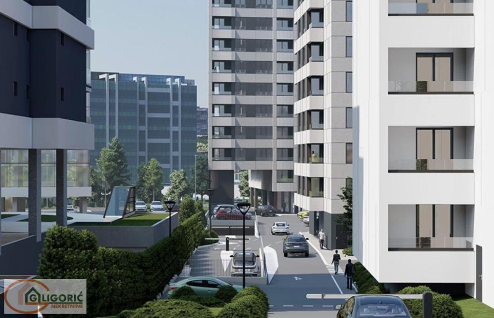 Slika 10 - Đorđa Stanojevića, Troiposoban stan za izdavanje, 90m2, 1.500€