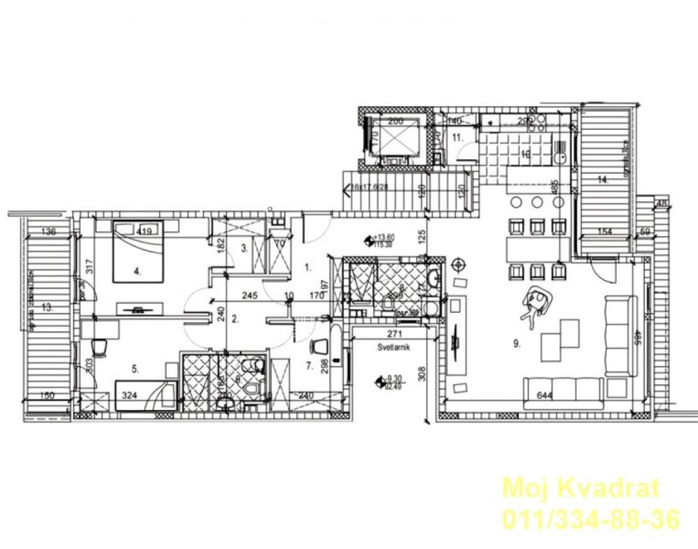 Slika 7 - Četvorosoban stan na prodaju, 124m2, 382.074€