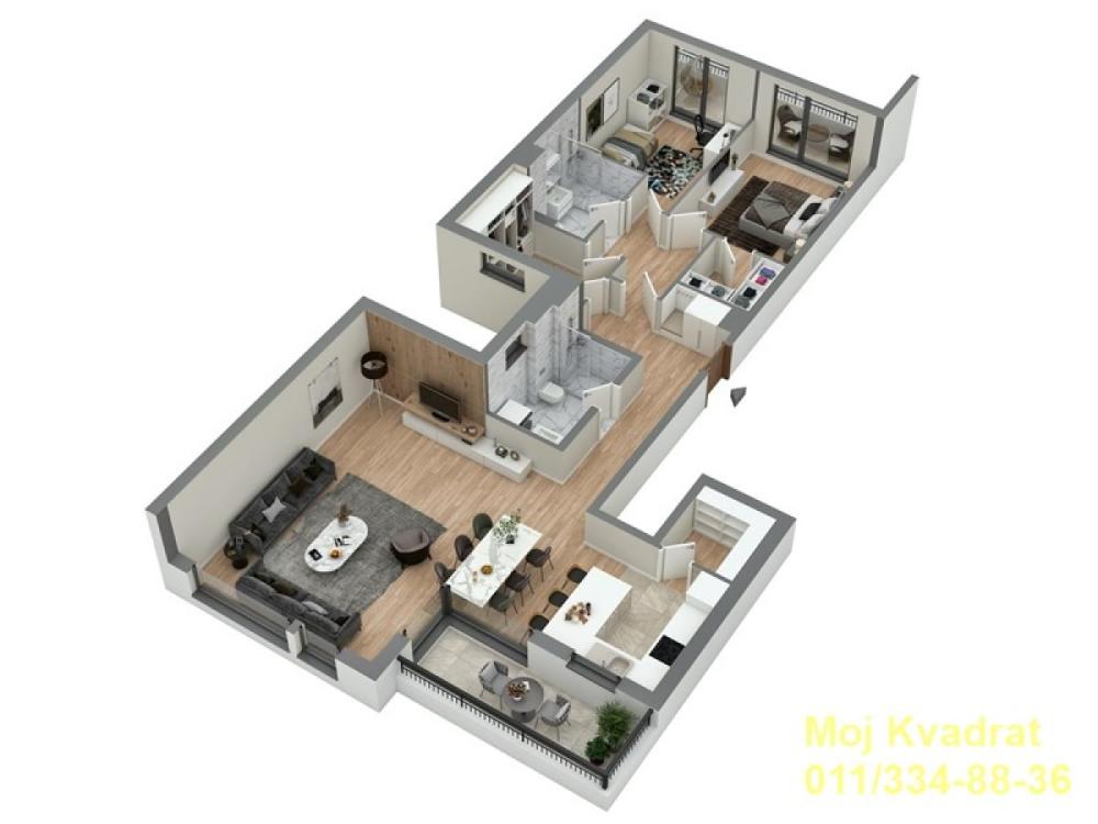 Slika 6 - Četvorosoban stan na prodaju, 124m2, 382.074€