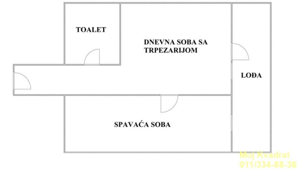 Glavna slika -Jednoiposoban stan na prodaju, 40m2, 96.000€