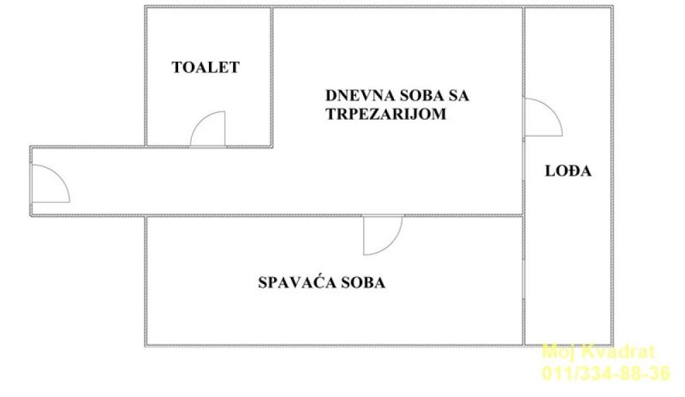 Slika 5 - Jednoiposoban stan na prodaju, 40m2, 96.000€