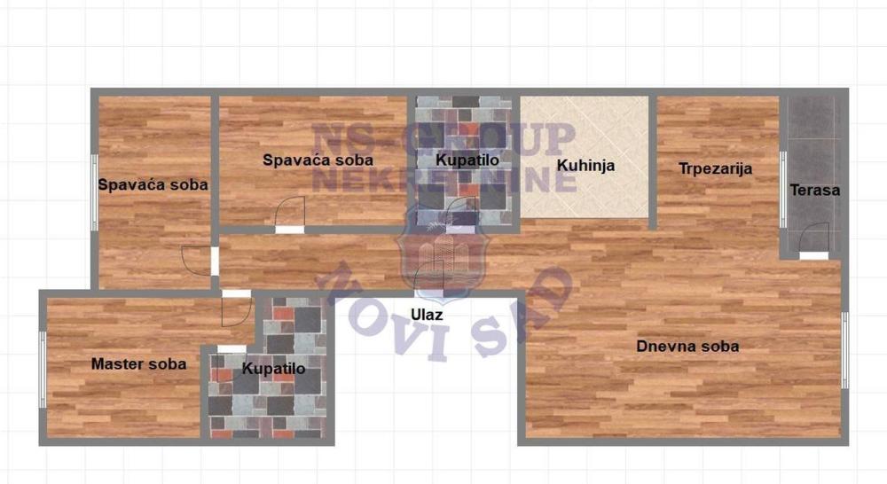 Glavna slika -Četvorosoban stan na prodaju, 76m2, 171.130€