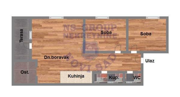 Glavna slika -Trosoban stan na prodaju, 69m2, 150.000€