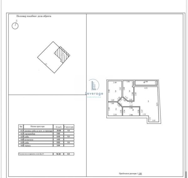 Slika 2 - Trosoban stan na prodaju, 54m2, 162.000€