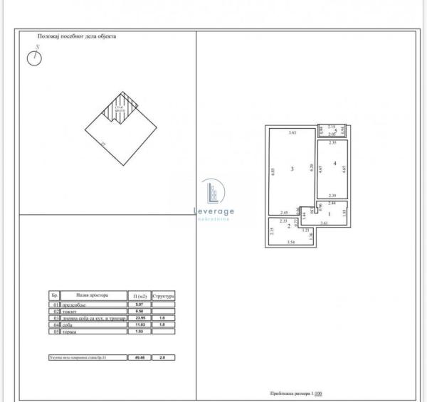 Slika 2 - Dvosoban stan na prodaju, 49m2, 148.980€