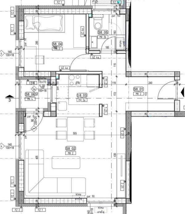Slika 1 - Obrenovačka, Jednoiposoban stan na prodaju, 46m2, 88.255€
