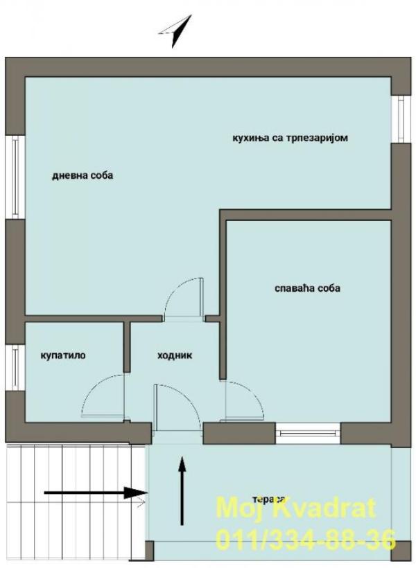 Slika 10 - Dvosoban stan na prodaju, 53m2, 92.750€