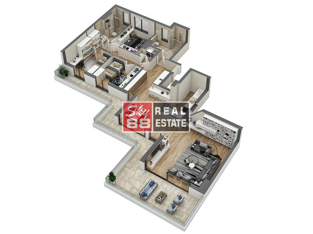Glavna slika -Četvorosoban stan na prodaju, 159m2, 523.875€