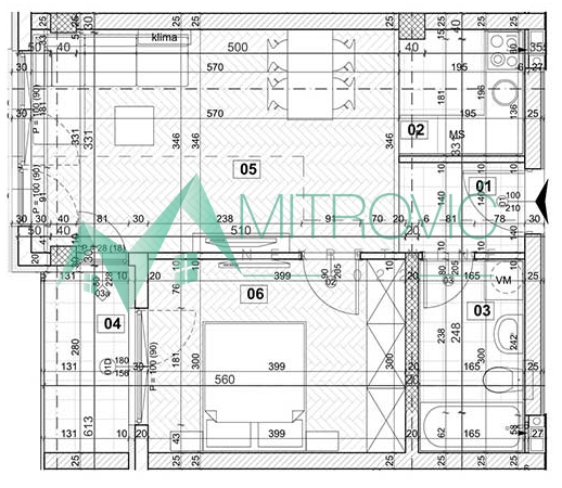 Slika 1 - Jednoiposoban stan na prodaju, 45m2, 146.240€